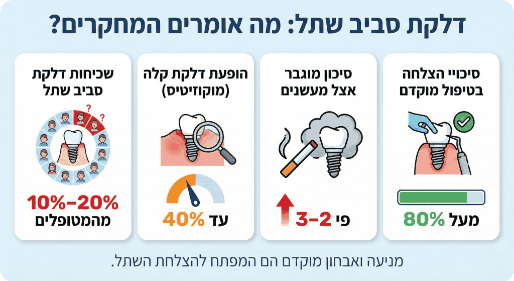 לוקס דנטל גרופ | האם שתל יכול להרקיב? מה זה "פרי-אימפלנטיטיס" (דלקת סביב שתל)? שתלים דנטליים - האם הם יכולים להירקב